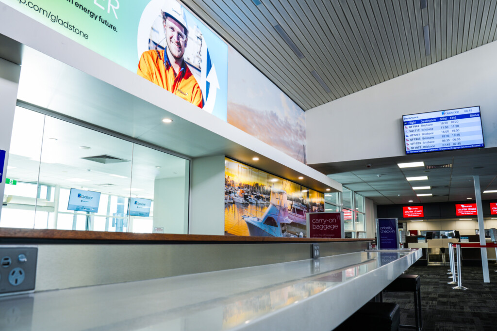 Gladstone Airport Counter carry on